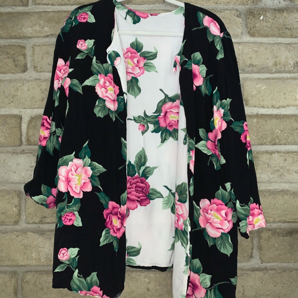 VINTAGE floral coat